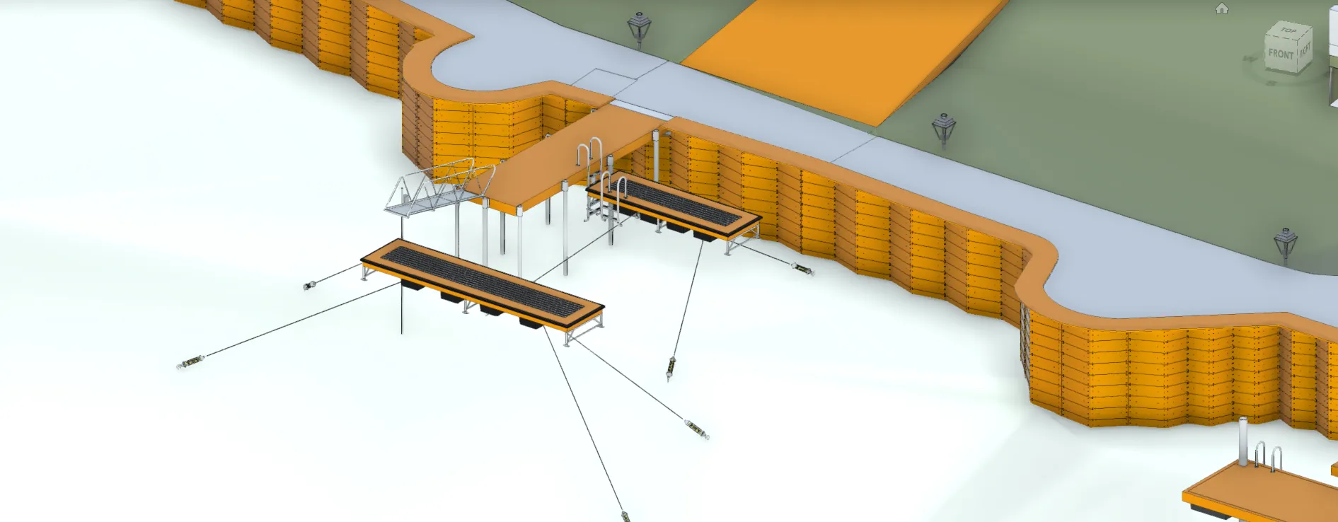 Final 3D shoreline view supporting stakeholder and regulatory review.
